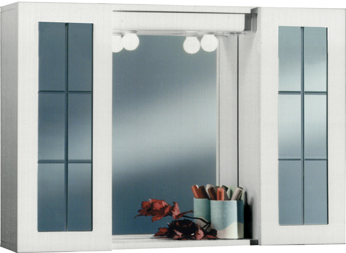 mobiletto con specchio per bagno a art