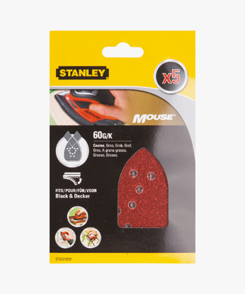 FOGLI ABRASIVI-VELCRO TRIANGOLARI PER MOUSE®