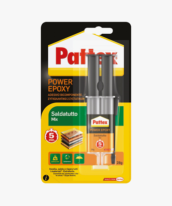 PATTEX POWER EPOXY
SALDATUTTO MIX 5 MINUTI