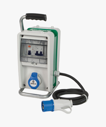 QUADRO DI DISTRIBUZIONE BIFACCIALE EOLO
220V ASC DA CANTIERE IP44 CON CAVALLETTO