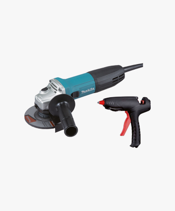 PACCO PROMO SMERIGLIATRICE ANGOLARE GA4530 R + PISTOLA TERMOCOLLANTE PT-80