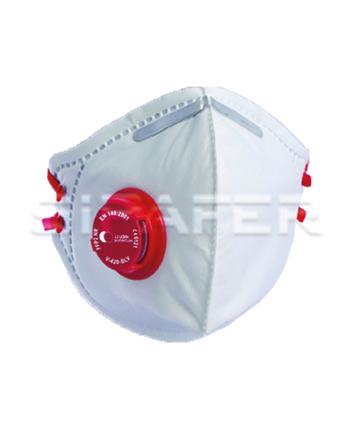 Sipafer S P A Mascherina Antipolvere Autofiltrante Pieghevole Con Valvola Ffp2 Nrd Art V 4 Slv Cod Sipafer S P A Mascherina Antipolvere Autofiltrante Pieghevole Con Valvola Ffp2 Nrd Art V 4 Slv Cod